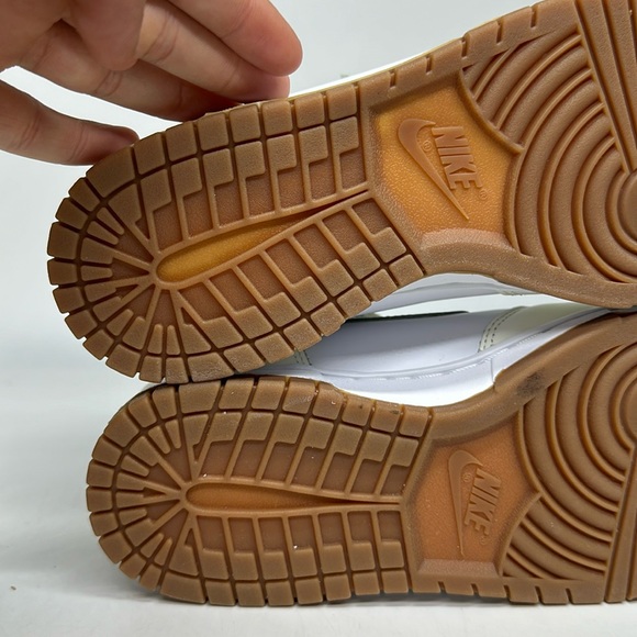 USED Women’s Nike Dunk High White Sail/Gum DD1869-109 No Box - Picture 7 of 7